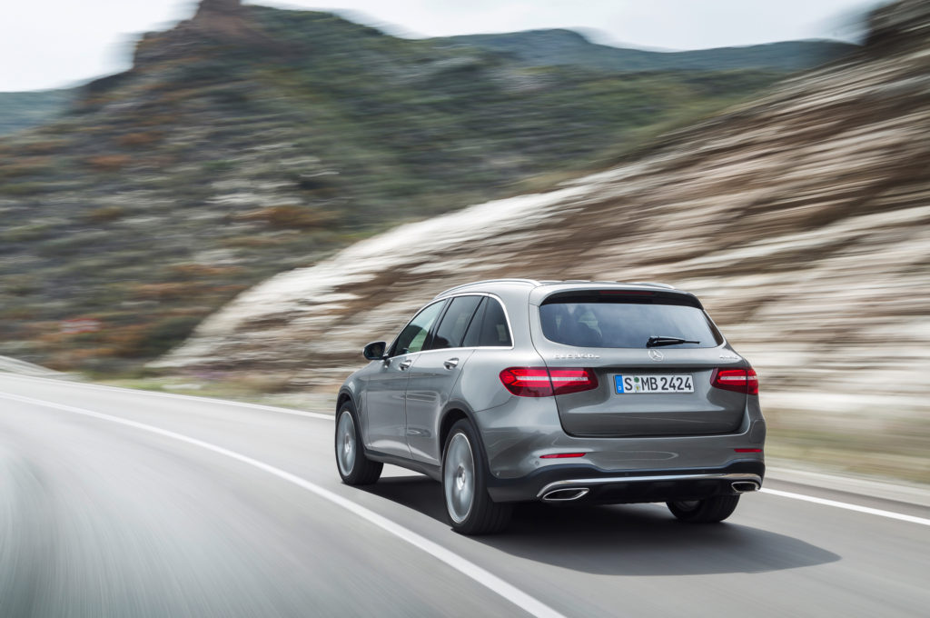 2016-Mercedes-Benz-GLC-Class-4Matic-rear-end-in-motion