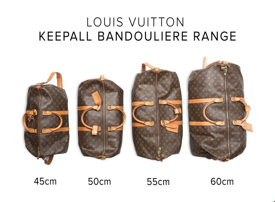 Louis Vuitton Keepall SIZE COMPARISON (Monogram Eclipse 45 vs 55 Duffle  Virgil Abloh LV Bandouliere) · Sir Pierre's Godispåse